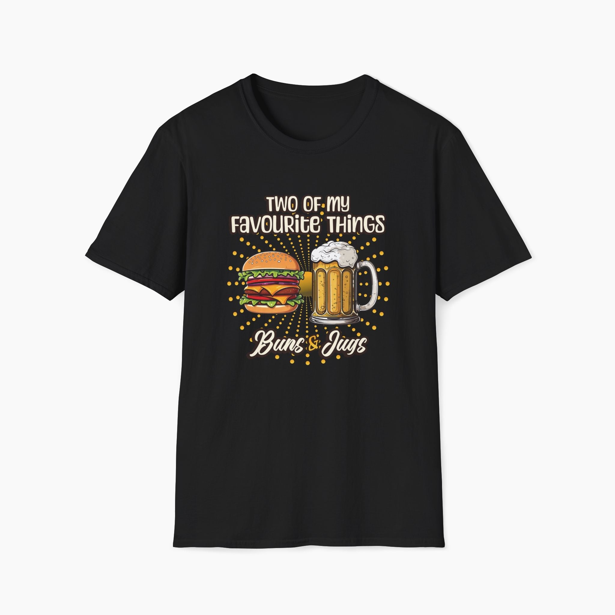 Two Of My Favourite Things Buns and Jugs T-Shirt
