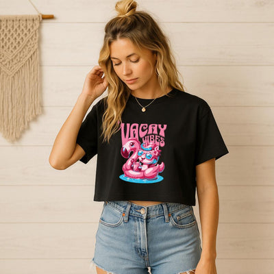Vacation Vibes Crop Tee