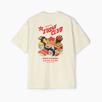 World Famous Sushi Club Boxy Oversized Tee